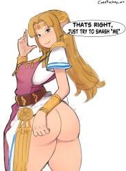 princess zelda from a link between worlds by cakefactory art