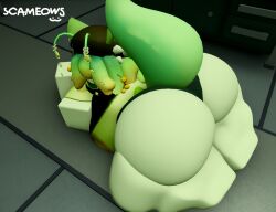 1female 1females 1girls 3d alien alien_girl alien_humanoid alternate_version_at_source alternate_version_available ass ass_focus big_ass big_ass_(female) bottom_heavy bottom_heavy_female bubble_ass bubble_butt butt_focus clothed clothed_female enormous_ass female green_hair high_quality huge_ass huge_butt large_ass large_butt laying_down laying_on_stomach looking_back massive_ass massive_butt request requested roblox roblox_avatar roblox_studio robloxian scameows slime_hair tagme tail thicc_thighs thick_thighs