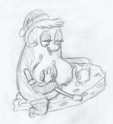 2024 anthro armwear breasts christmas christmas_clothing christmas_headwear clothing duo elbow_gloves female fish gloves hair half-closed_eyes hand_on_breast handwear hat headgear headwear hi_res holidays legwear lipstick makeup male male/female marine mrs._puff narrowed_eyes nickelodeon nickelodeon_animation_studio nipple_fetish nipple_play nipple_suck open_mouth pufferfish santa_hat sea_sponge sex simple_background sketch spongebob_squarepants spongebob_squarepants_(character) stockings sucking takeshi1000 tetraodontiform tongue traditional_media_(artwork) united_plankton_pictures white_background