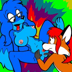 blue_fur cub female millicent_mudd ozy_and_millie raine_(rainedog) raine_dog toonpimp webcomic