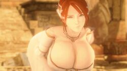 1girls 3d animated big_ass big_boobs big_breasts boobs breast_focus breasts brown_hair cleavage clothed clothed_female female female_only huge_ass huge_breasts looking_at_viewer no_bra nurico pov princess_elise revealing_clothes royalty smile sonic_(series) sonic_the_hedgehog_(series) tagme teasing