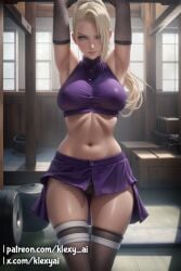 ai_generated arm armpit armpits arms arms_over_head arms_up armwear ass belly_button big_breasts blonde_female blonde_hair blue_eyed blue_eyed_female blue_eyes blue_eyes_female blush boruto:_naruto_next_generations clothed clothed_female clothing exposed_panties feet female female_only feminine feminine_body fishnet fishnet_armwear fishnet_legwear fishnets fully_clothed fully_clothed_female grass hair_over_eye hair_over_one_eye indoor indoors ino_yamanaka japanese japanese_female klexyai leg_band legwear light-skinned_female light_skin lips long_hair looking_at_viewer mature mature_female naruto naruto_(series) naruto_shippuden neck nipple nipple_bulge nipples nose not_furry panties patreon patreon_username ponytail shiny shiny_hair shiny_skin shounen_jump skirt small_skirt smile smiling smiling_at_viewer smooth smooth_hair smooth_skin solo thick_thighs thickthighs voluptuous voluptuous_female