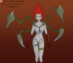 andariel big_breasts bikini_armor demon demon_girl demon_humanoid demoness diablo diablo_2 monster monster_girl red_hair succubus the_ghostwalker