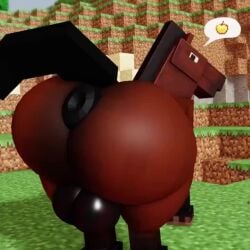 animated anus big_anus big_ass big_balls fat_ass femboy feral feral_male horse horse_(minecraft) horse_anus huge_ass looking_back male minecraft no_sound puffy_anus shaking_butt shorter_than_10_seconds stallion tagme tail video willie_piv wobbling_ass