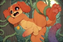 ai_generated dogday_(poppy_playtime) forest male_only non-human non-human_head non-human_only solo_male tagme toony