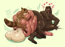 anal anal_prolapse anal_sex anthro anus ass balls bear bera big_anus big_balls butt_grab dessert doughnut dreamworks duo food gaping gaping_anus genitals hand_on_butt heart_symbol hi_res huge_anus huge_balls hyper hyper_anus hyper_balls hyper_genitalia licking lotolotl male male/male male_penetrated male_penetrating male_penetrating_anthro male_penetrating_male mammal over_the_hedge paramount_pictures pastry penetration penile penile_penetration penis penis_in_ass procyonid prolapse puffy_anus raccoon rj_(over_the_hedge) sex stomach_bulge tongue vein veiny_penis vincent_(over_the_hedge) what wtf