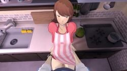 3d animated cum cum_in_pussy cum_inside female kitchen kitchen_sex lazyprocrastinator makoto_yuki persona persona_3 pov sex sound tagme vaginal_penetration video yukari_takeba