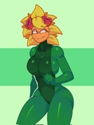 1girls anthro anthrofied ass breasts breasts female flora_fauna hycyclops66 plant plant_girl plant_humanoid plantie plants_vs._zombies plants_vs._zombiesplant plants_vs_zombies popcap_games pussy solar_flare_(pvz) sunflower_(pvz)