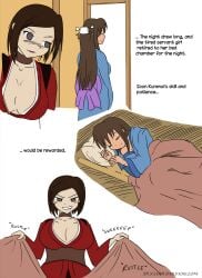 cleavage kurenai_(red_ninja) large_breasts ninja red_ninja_end_of_honor skylark sleeping stalking stripping