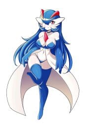 big_breasts breasts cleavage female gardevoir huge_breasts lucyfercomic pokemon pokemon_(species) thick_thighs wide_hips