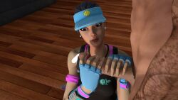 armband big_penis bracelet bracelets clothed clothed_female clothing completely_nude completely_nude_male cum cum_drip cum_dripping cum_dripping_from_penis cumshot double_handjob female_focus fingerless_gloves fortnite fully_clothed fully_clothed_female gloves handjob hat looking_down looking_down_at_penis nude nude_male on_knees parpatroller000 penis standing tattoo tattoos volley_girl_(fortnite)