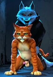 3d ai_generated death_(puss_in_boots) dreamworks gay gay_sex implied_penetration male_only penetration puss puss_in_boots:_the_last_wish puss_in_boots_(dreamworks) puss_in_boots_(film) puss_in_boots_(franchise) puss_in_boots_the_last_wish shrek_(series) style_emulation style_imitation universal_pictures universal_studios