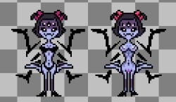 accurate_art_style breasts deltarune insects muffet naked naked_female nipples nude nude_female panties pixel_art pixelated purple_body pussy spider spider_girl sprite sprite_art sprite_edit sprite_sheet suicidalpixel undertale undertale_(series)