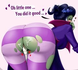 1girls after_sex after_vaginal anus ass bat bent_over blush cum cum_in_pussy edz_drawz edzdabaojian female goth goth_girl heart immorticia_(pvz) pantyhose plants_vs._zombies plants_vs_zombies plants_vs_zombies:_heroes popcap_games pussy ripped_clothing text thighs vagina witch_hat zombie zombie_(pvz) zombie_girl