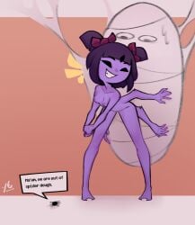 1girls anthro arachnid belly belly_button bowtie breasts female muffet pckle spider toby_fox undertale undertale_(series) wide_hips