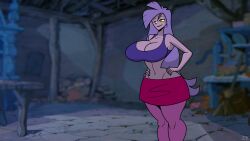 1girls artist_signature big_ass big_breasts blurry_background breasts bust busty chest curvaceous curvy curvy_figure disney disney_villains female female_focus green_eyes hips hourglass_figure huge_ass huge_breasts human large_ass large_breasts lavender_hair legs long_hair madam_mim mature_female pale-skinned_female pale_skin purple-skinned_female purple_body purple_hair purple_skin rustysh4ckl3ford slim_waist smile smirk the_sword_in_the_stone thick thick_legs thick_thighs thighs top_heavy villain villainess voluptuous voluptuous_female wide_hips witch