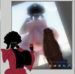 1futa 2024 2girls animated areolae associate_(dudetherealest) big_penis bikini business_attire business_suit business_woman cum cum_drip cum_on_object cum_tribute cumshot dark-skinned_female dudetherealest_(artist) female futanari glasses huge_cock large_breasts moaning original_character phone photo questionable_consent questioning sexual_harassment sexual_objectification sexually_suggestive shooting_cum sound tagme thick_penis thick_thighs video