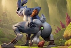 anus_juice balls bunnymund cock dreamworks easter_bunny easter_bunny_(rise_of_the_guardians) egg egg_laying furry male masturbating masturbation paramount_pictures rise_of_the_guardians solo yiff