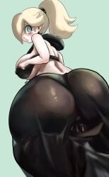 1girls ass big_ass big_breasts bimbo blonde_hair bottom_heavy breasts bubble_butt cameltoe dat_ass fat_ass female female_only hair_over_one_eye huge_ass large_ass light-skinned_female light_skin looking_at_viewer looking_back mario_(series) nipple_bulge noblood png princess_rosalina ryandomonica solo thick_ass thick_thighs wide_hips