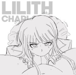 big_penis blowjob danganronpa danganronpa:_trigger_happy_havoc danganronpa_1 fellatio hands_on_thighs kirigiri_kyouko lilithcharlott2 looking_at_viewer penis pov pov_eye_contact sketch vein veiny_penis