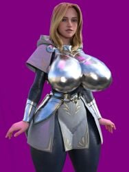 armor armored_female big_breasts eveerick1 female league_of_legends luxanna_crownguard thick_thighs