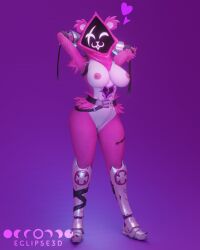 1girls 3d 3d_(artwork) 3d_model 3d_render anthro bear big_breasts breasts breasts_out eclipse3d female female_only fortnite fortnite:_battle_royale furry furry_female naked naked_female nipples posing raven_team_leader raven_team_leader_(fortnite) video_game video_games