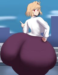 1girls arcueid_brunestud ass ass_bigger_than_head ass_bigger_than_torso big_ass big_breasts blonde_hair bottom_heavy breasts bubble_butt dat_ass fat_ass female female_only huge_ass hyper hyper_ass imstupid13 large_ass massive_ass melty_blood png red_eyes solo standing textless thick_ass thick_thighs thunder_thighs tsukihime type-moon vampire vampire_girl wide_hips