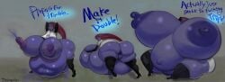 big_breasts blueberry blueberry_inflation jessie_(pokemon) vagina