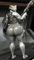 1girls 3d big_ass big_breasts big_hips character_request excalibur_(warframe) fat_ass fully_clothed huge_breasts huge_hips latex mask masked masked_female renö skin_tight solo spandex thick_thighs