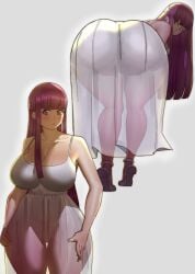 1girl 1girls 2024 2d 2d_(artwork) ass bending_over big_ass big_breasts big_butt big_thighs breasts bubble_ass bubble_butt butt butt_crack dat_ass delicious_ass doublehero dumptruck_ass fat_ass fat_butt female female_only fern_(sousou_no_frieren) frieren_beyond_journey's_end gigantic_ass gigantic_butt gyat huge_ass huge_breasts huge_butt huge_thighs large_ass large_breasts large_thighs looking_at_viewer looking_back massive_ass massive_butt purple_eyes purple_hair see-through see-through_clothing see_through shiny_ass shiny_breasts shiny_butt shiny_hair shiny_skin solo solo_female thick_ass thick_thighs thighs white_skin white_skinned_female