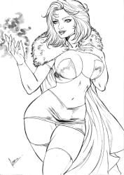 black_and_white ed_benes_studio emma_frost leo_(artist) marvel marvel_comics mutant_(marvel) new_x-men white_queen x-men