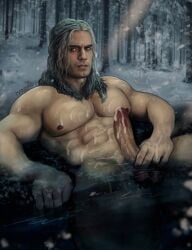 big_penis geralt_of_rivia henry_cavill male_only marcomo sole_male solo_male the_witcher_(netflix) the_witcher_(series)