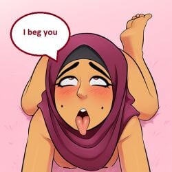 ai_generated female hijab muslim nude solo