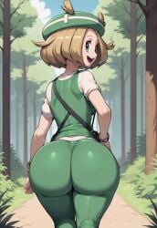 1girls ai_generated ass bianca_(pokemon) big_ass big_breasts big_butt breasts huge_ass huge_butt jigg nintendo pokemon