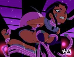 blackfire bra groping imminent_sex kyde questionable_consent teen_titans tentacle