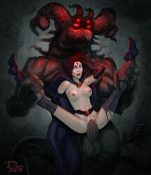 1boy 1girls 1monster 4_eyes artist_name belt_buckle blue_eyes boots breasts cape color crying dc dc_comics dcamu demon erection exposed_breasts family_rape father_and_daughter father_rape father_raping_daughter female femsub forced forehead_jewel full_nelson gloves grey_background horn huge_cock incest incest_rape incestous_rape interspecies justice_league_vs_teen_titans larger_male leg_grab light-skinned_female male male/female maledom medium_breasts medium_hair monster multi_eye nipples no_panties open_eyes open_mouth pale_skin penis purple_boots purple_gloves purple_hair purple_stockings pussy pussy_juice rachel_roth rape raped raped_by_father raping_daughter raven_(dc) raven_(dcamu) screaming sex shaved_pussy size_difference smaller_female stockings straight struggling studio-pirrate_(rosselito) superheroine tears teen teen_titans teenage_girl teenager text tight_fit torn_clothes torn_stockings trigon uncensored vagina vaginal vaginal_penetration vaginal_sex white_skin