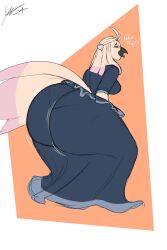 artjwink big_ass big_breasts breasts bubble_butt female furry headmistress_(jwinkz) huge_ass huge_breasts jwinkz thick_thighs wide_hips