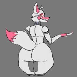 ambiguous_gender animatronic ass ass_bigger_than_head ass_focus big_ass big_butt fat_ass fat_butt five_nights_at_freddy's five_nights_at_freddy's:_sister_location flamboyant foxy_(fnaf) funtime_foxy_(fnaf) funtime_foxy_(fnafsl) huge_ass huge_butt icee_hotter pink_fur tail white_fur xkiwi_snakex