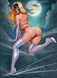 1girls ass big_ass big_breasts blonde_hair breasts brian_miroglio celebrity female julia_carpenter madame_web_(2024) marvel marvel_comics sydney_sweeney