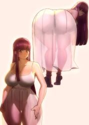 1girls 2024 2d 2d_(artwork) ass ass bending_over big_ass big_breasts big_butt big_thighs breasts bubble_ass bubble_butt butt_crack dat_ass delicious_ass doublehero dumptruck_ass fat_ass fat_butt female female female_only fern_(sousou_no_frieren) frieren_beyond_journey's_end gigantic_ass gigantic_butt gyat huge_ass huge_breasts huge_butt huge_thighs large_ass large_breasts large_thighs looking_at_viewer looking_back massive_ass massive_butt purple_eyes purple_hair see-through see-through_clothing see_through shiny_ass shiny_breasts shiny_butt shiny_hair shiny_skin solo solo_female thick_ass thick_thighs thighs white_skin white_skinned_female