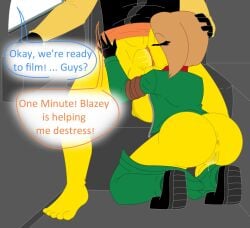 barefoot blowjob cole_(ninjago) duchess_pixal lego ninjago prime_empire_(ninjago) racer_seven_(ninjago) tagme