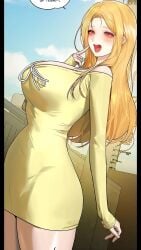 beautiful_days big_breasts huge_breasts manhwa milf sensual suggestive tagme tight_clothing tight_dress