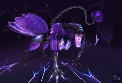 arthropod big_breasts breasts energy_slizer_(lego) female gkl733_(artist) hi_res holding_object insect_wings insects lego machine nipples robot solo tail thick_thighs throwbots_(lego) wings