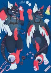 absurd_res anal_beads angel_dragon anthro anus ass ball_gag big_penis claws collar collar_tag condom cuff_(restraint) dakimakura dakimakura_design detailed_background dildo domestic_cat dominant dragon duo feathered_wings feathers felid feline felis fluffy fur gag genitals hair handcuffs harness heterochromia hi_res horn huge_filesize hybrid hypnosis hypnotic_eyes knot leash leashed_collar lube male male/male mammal metal_cuffs mind_control multicolored_body multicolored_ears multicolored_fur multicolored_hair multicolored_tail multicolored_wings mythological_creature mythological_scalie mythology nid15 nude pawpads paws penis presenting presenting_hindquarters rainbow_dildo restraints scalie sex_toy sexual_barrier_device sparky_(eeveekyu) submissive suggestive tail watermark wings