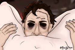 2d bubba_sawyer crossover cunnilingus dead_by_daylight eating_pussy horror licking_pussy mask pov pov_cunnilingus pov_female straight tagme texas_chainsaw_massacre unknown_character