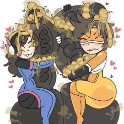 2futas big_ass biting_lip biting_own_lip bodysuit clothed cock_out cuddling cum cum_on_face cum_on_hair cum_on_head cumming cumming_together d.va dark_penis darkened_genitalia dripping_cum duo duo_focus ejaculating_cum ejaculation fapping full_body_suit futa_only futanari happy huge_balls huge_cock hugging hugging_penis hyper hyper_balls hyper_futa hyper_penis intersex leaking_cum light-skinned_futa light-skinned_futanari massive_balls massive_penis masturbation milkbuni musk musk_clouds musky musky_balls musky_cock nasty overwatch penis_bigger_than_body penis_bigger_than_head penis_bigger_than_torso penis_out shiny_balls sitting_on_balls skin_tight skinsuit smegma smegma_ring smegmafied_cum smell smelly smelly_balls smelly_cock stray_pubes stray_pubic_hair thick_cum tight_clothing tracer veiny_penis yellow_cum