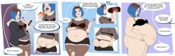 1girls 2024 5girls absurd_res absurd_resolution absurdres arm_bent aroused ass ass_cleavage ass_jiggle belly belly_expansion belly_grab belly_growth belly_overhang big_ass big_belly big_breasts black_bra black_panties black_short_shorts black_shorts blue_hair blue_hair_female blue_hoodie blush bob_cut bra bra_strap bra_visible_through_clothes breast_expansion breast_growth breasts brown_hair brown_hair_female candy chubby chubby_belly chubby_female chugging cleavage cleavage_overflow closed_eyes closed_mouth closed_mouth_smile clothed colored comic commission cowboy_shot denim_bottomwear denim_clothing denim_shorts dialogue drinking drinking_soda dyed_hair eating_pizza english_dialogue english_text enjoying_expansion expansion expansion_sequence exposed_belly exposed_fat_belly eyeliner fat fat_ass fat_belly fat_fetish fat_girl fat_thighs fat_woman feedee feederism female female_only food front_view full_lips getting_dressed getting_undressed gluttony grabbing grabbing_belly grabbing_own_belly half-closed_eyes hand_on_belly hand_on_own_belly hands_on_ass hands_on_own_ass hazel_eyes high_res high_resolution highres holding_bottle holding_candy holding_food holding_lollipop holding_object holding_pizza holding_soda hoodie huge_belly huge_thighs jiggle jiggling_ass jiggling_belly kay_inthedark leaning leaning_back leaning_on_wall light-skinned_female light_skin lingerie lingerie_only lollipop looking_at_own_belly looking_at_phone looking_at_viewer looking_down looking_down_at_self love_handles loving_it medium_breasts medium_hair motion_lines muffin_top multiple_angles multiple_outfits navel navel_visible_through_clothes nose_blush obese obese_female offscreen_character onomatopoeia open_hoodie original outgrowing_clothes overflowing_breasts overweight overweight_female panels pantyhose part_of_a_set parted_hair parted_lips partially_clothed partially_clothed_female phone pizza pizza_slice pulling_down_pants pulling_down_shorts pulling_up_pants pulling_up_shorts rhea_maybrook ripped_pantyhose ripped_shorts roots_showing see-through_clothing see-through_shirt see-through_top sequence shirt_lift short_shorts side_view signature smile speech_bubble spillage standing straight_hair stuttering text thick_thighs thigh_expansion thigh_growth thought_bubble three-quarter_view torn_pantyhose two_tone_hair unbuttoned_bottomwear unbuttoned_pants unbuttoned_shorts undersized_clothes weight_gain weight_gain_female weight_gain_sequence wide_hips yumiko_(the_k64) yuri