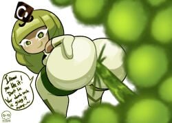 1girls 2d_(artwork) artist_signature ass ass ass_bigger_than_head ass_bigger_than_torso ass_focus breasts cookie cookie_run cookie_run_kingdom fart fart_cloud fart_everywhere fart_fetish farting farts fat_ass female female_only green_hair green_tea_mousse_cookie hamb0ne hand_on_butt hips holding_ass looking_at_viewer talking_to_viewer text text_bubble thick_thighs thighs wide_hips