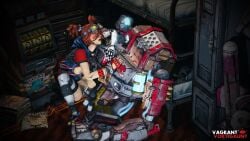 1girls 1robot 3d 3d_model bandage borderlands borderlands_2 breasts carrying cum cum_in_pussy cum_inside deathtrap floating gaige_(borderlands) garry's_mod genitals goggles goggles_on_head hooded_jacket mechanical mechanical_arm nipples partially_clothed pussy red_hair robot robot_humanoid robot_penis sex sex_with_robot stand_and_carry_position standing_sex stockings straight synthetic twintails vaginal_penetration vaginal_sex vagrantvortigaunt video_game_character video_game_franchise video_games