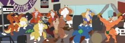 abs biceps breasts bulge carmelita_fox digimon disney female fox_mccloud krystal maid_marian male muscles muscular muscular_arms muscular_female muscular_legs muscular_male muscular_thighs nintendo pecs renamon robin_hood_(disney) sly_cooper_(series) tail weights